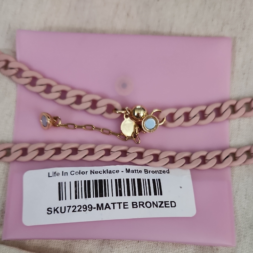 Matte Bronzed Necklace